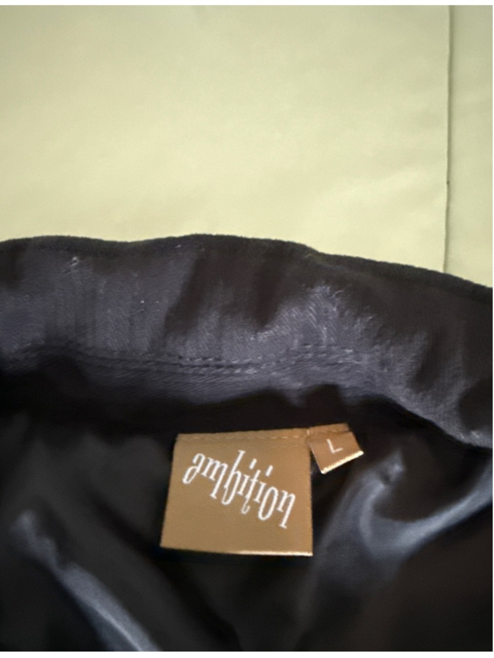 #0239 - Women's Ambition Black Corduroy Blazer Jacket L - Picture 2 of 4